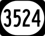 Kentucky Route 3524 marker