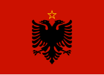Flagge Albaniens 1946–1992