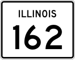 Straßenschild der Illinois State Route 162