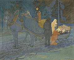 The Death of Agricola by Joseph Alanen [fi], 1917