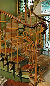 Detail of main stairway