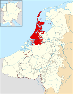 The County of Holland around 1350.