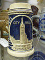 Beer mug commemorating Milwaukee City Hall