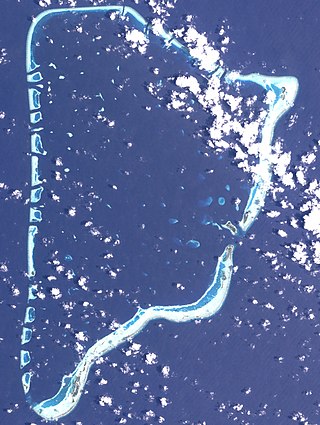 NASA-Sat.-Bild des Mulaku-Atolls