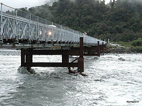 Photography of Waiho River in full flood