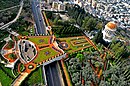 Shrine of the Báb and the Baháʼí gardens in Haifa, Israel