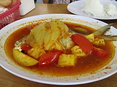 Sop Asam Pedas, a Malay-Minangkabau dish