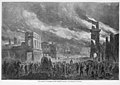 Image 13The burning of Columbia at Columbia, South Carolina in the American Civil War, by William Waud