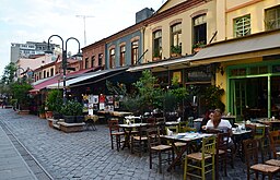 The traditional district of Ladadika, Thessaloniki