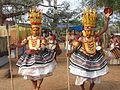 Thirayattam, an ethnic dance form of Kerala.