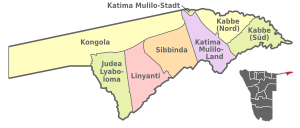 Wahlkreiskarte Sambesi