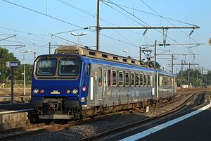 Z 9606 im Bahnhof Saumur