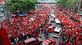 Image 21United Front for Democracy Against Dictatorship, Red Shirts, protest on Ratchaprasong intersection in 2010. (from History of Thailand)