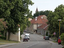 Centre of Blažovice