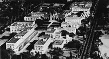 Aerial view of the California Institute of Technology in 1946