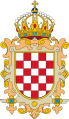Wappen des Königreichs Kroatien aus der Österreichisch-Ungarischen Wappenrolle (1900)