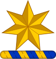 Commonwealth Star as the crest of Coat of Arms of Australia