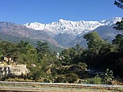 Dhauladhar mountain ranges, view from Dharamshala[5]