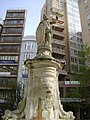 Neptune monument in La Coruña, (Spain)