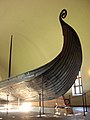 Clinkered prow of the Viking Oseberg ship