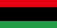 The flag of Libya in (2011 protests).