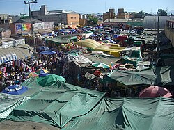 Blick über den Mercado de la Merced