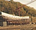 The Pelican under construction in 1991