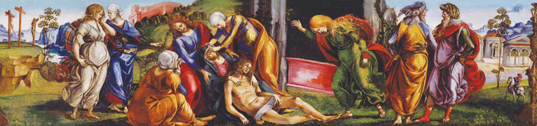 Luca Signorelli, Lamentation over the Dead Christ, 1488–1490, Pollok House