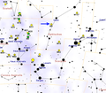 Map showing the location of Messier 9