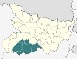 Location of Magadh division in Bihar