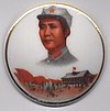 Porcelain Mao badge