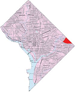 Deanwood within the District of Columbia