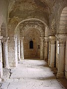 Nave of St. Peter's Chapel of Montmajour Abbey (11th century)