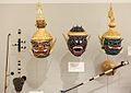 Image 5Khmer musical instruments and theatre masks (from Culture of Cambodia)