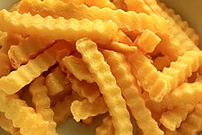 Crinkle-cut fries