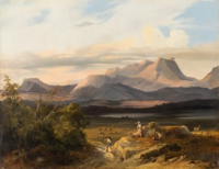 mountain landscape (1831, private collection)