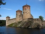 Mittelalterliche Burg Olavinlinna in Savonlinna