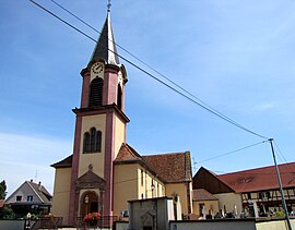 The church in Schaeffersheim