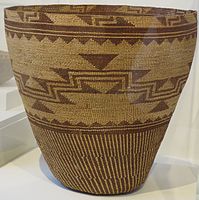 Storage basket, Pomo people, (indigenous people of California), Honolulu Museum of Art
