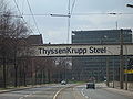 ThyssenKrupp Steel AG in Duisburg-Bruckhausen.