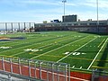 Rooftop athletic field of Union City High School