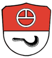 Gaggenau coat of arms, 1938–1958, after annexation of Ottenau