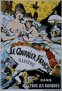 Poster for Le Courrier Français