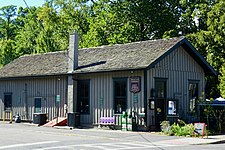 Former Frenchtown Station on the Belvidere Delaware Railroad