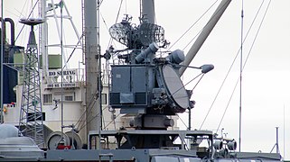 An MR360 Cross Sword Fire Control Radar (FCR) of the Admiral Tributs
