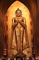 Buddha in Ananda Temple, Bagan, Myanmar, c. 1105