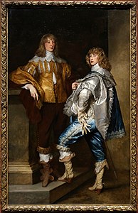 Lord John Stuart and His Brother, Lord Bernard Stuart, with frame