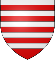 Coat of arms of the Bissen family, descended from the lords of Esch-sur-Sûre.