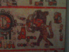Mixtec archer disguised as a deer, as shown in Codex Bodley.