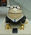 Sculpture of Larkin as a toad, displayed during the Larkin 25 Festival in 2010, Kingston upon Hull